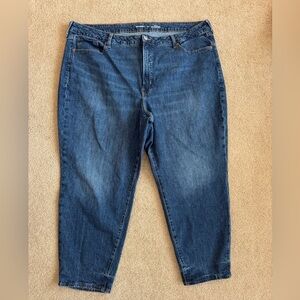 Old Navy High-Rise O.G. Straight Jeans - Blue